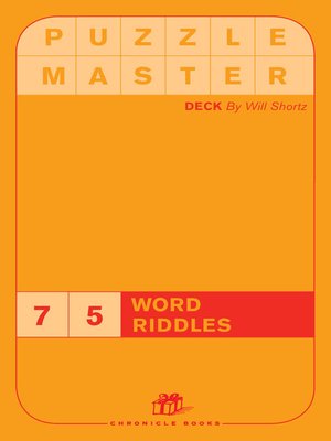 cover image of Puzzlemaster Deck: Word Riddles